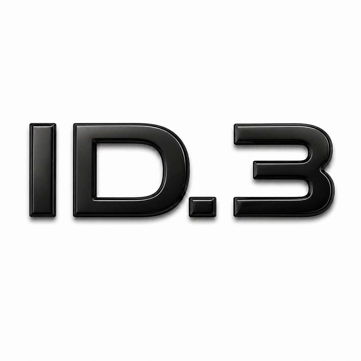 ID.3 Siyah Bagaj Yazısı Audi Uyumlu