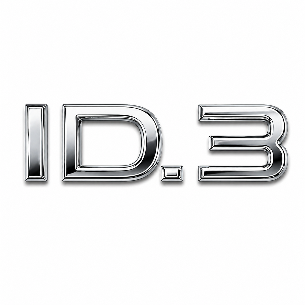 ID.3 Krom Bagaj Yazısı Audi Uyumlu