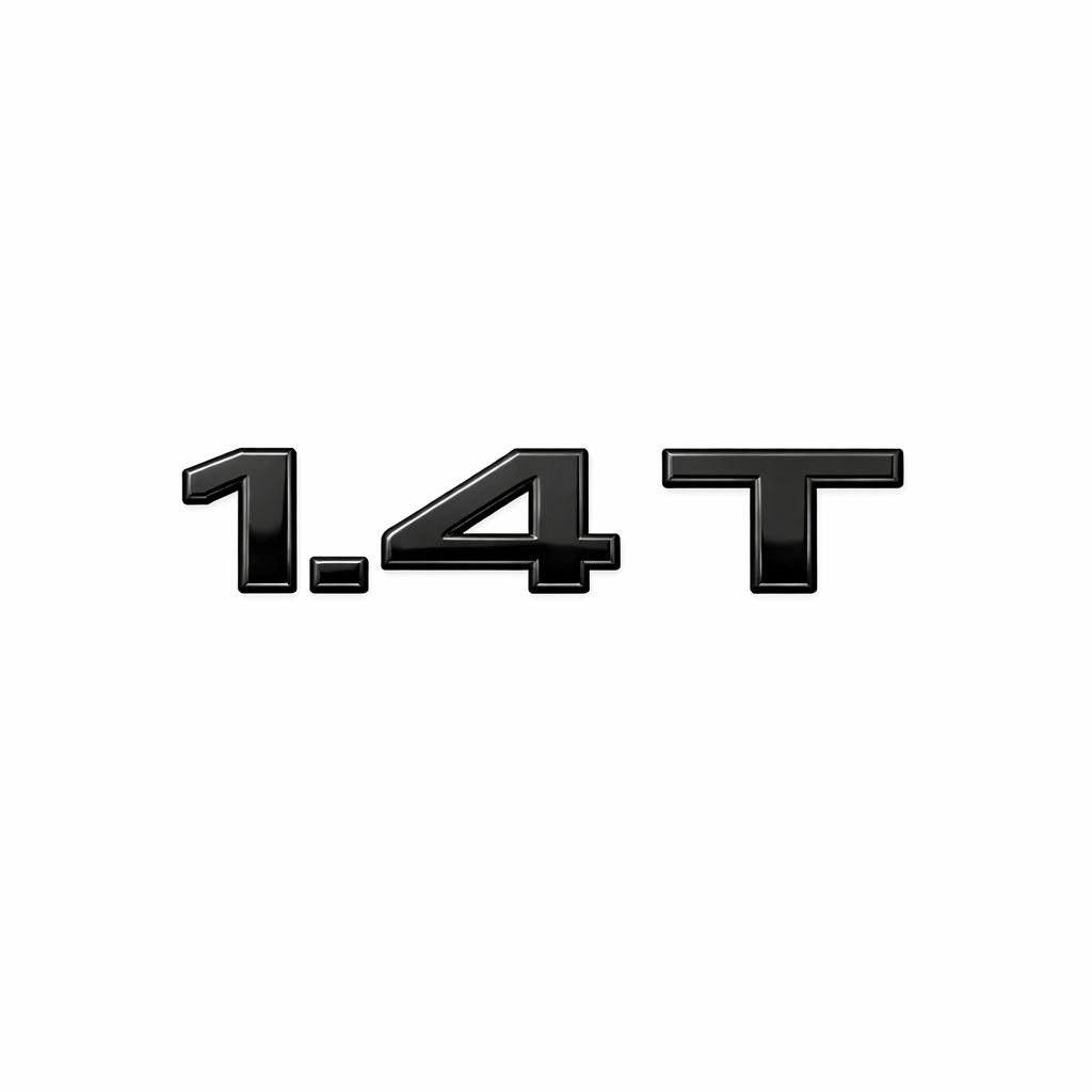 1.4 T Siyah Bagaj Yazısı Audi Uyumlu