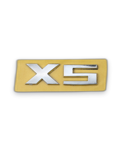 X5 Krom Bagaj Yazısı BMW Uyumlu