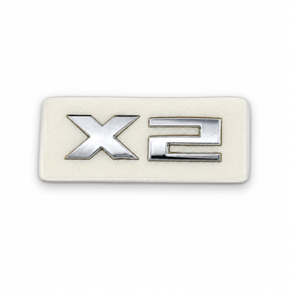 X2 Krom Bagaj Yazısı BMW Uyumlu