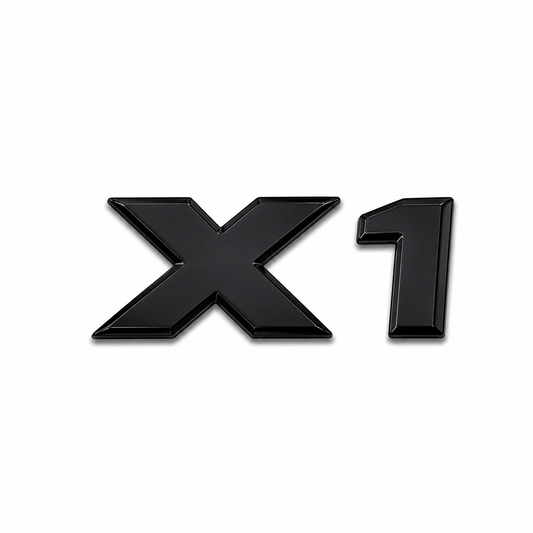 X1 Y.M. Siyah Bagaj Yazısı BMW Uyumlu