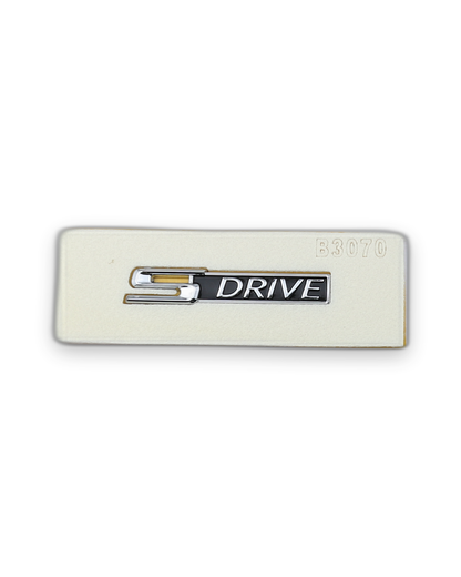 S Drive Krom Bagaj Yazısı BMW Uyumlu