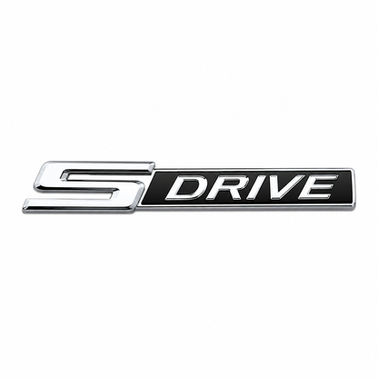 S Drive Krom Bagaj Yazısı BMW Uyumlu