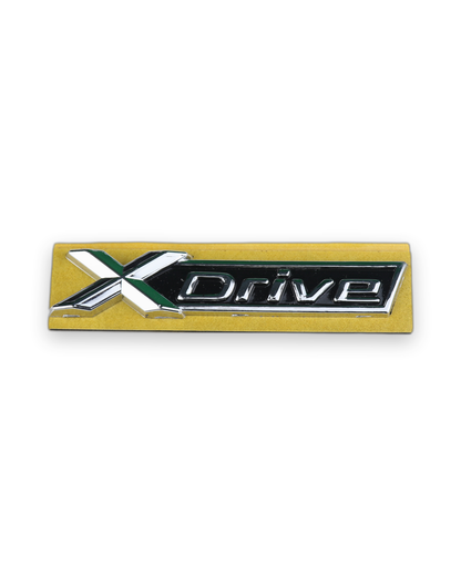 X DRIVE Krom Bagaj Yazısı BMW Uyumlu