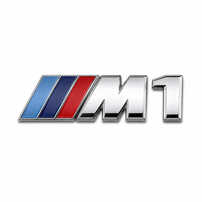M1 Krom Bagaj Yazısı BMW Uyumlu