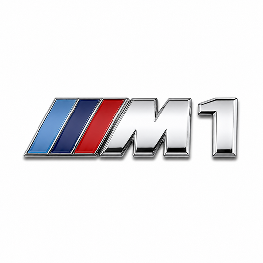 M1 Krom Bagaj Yazısı BMW Uyumlu