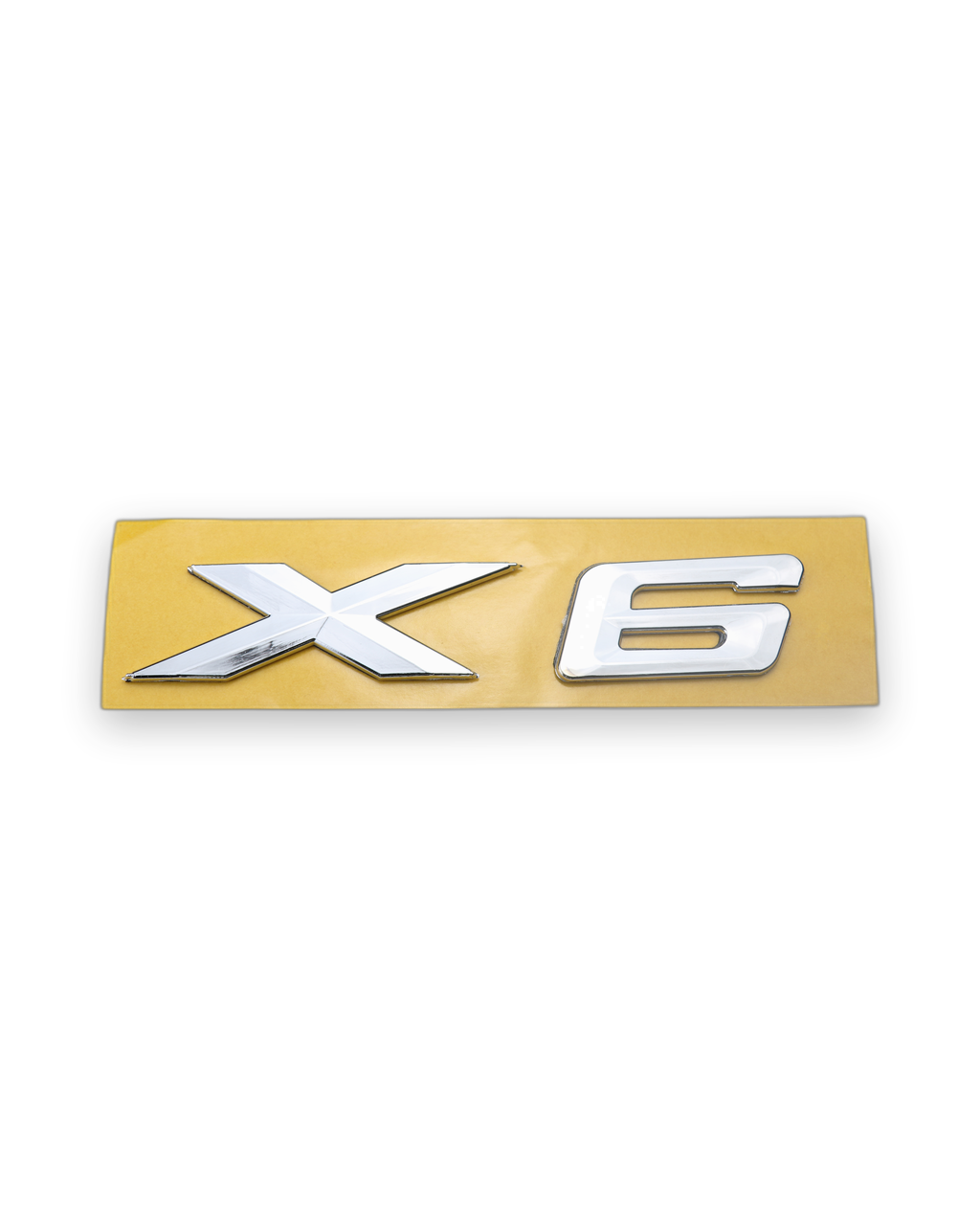 X6 Büyük Krom Bagaj Yazısı BMW Uyumlu