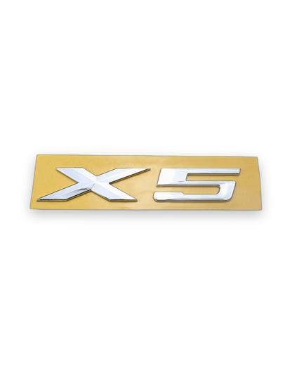 X5 Büyük Krom Bagaj Yazısı BMW Uyumlu