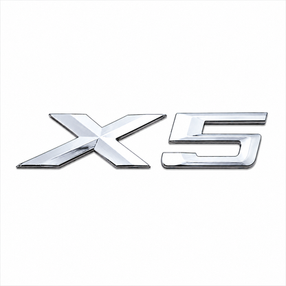 X5 Büyük Krom Bagaj Yazısı BMW Uyumlu