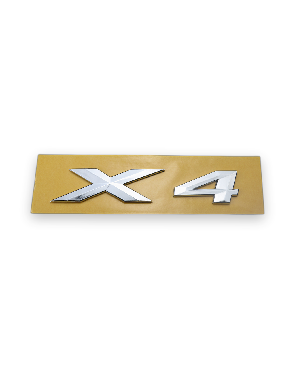 X4 Büyük Krom Bagaj Yazısı BMW Uyumlu