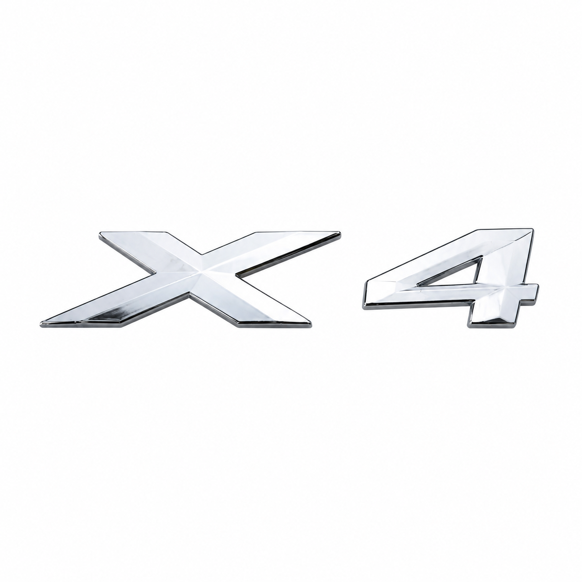 X4 Büyük Krom Bagaj Yazısı BMW Uyumlu