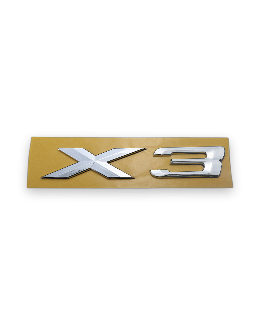 X3 Büyük Krom Bagaj Yazısı BMW Uyumlu