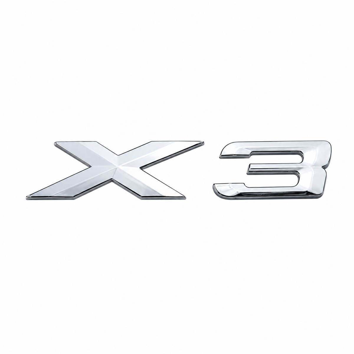 X3 Büyük Krom Bagaj Yazısı BMW Uyumlu