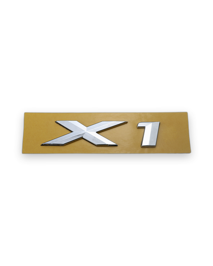 X1 Büyük Krom Bagaj Yazısı BMW Uyumlu