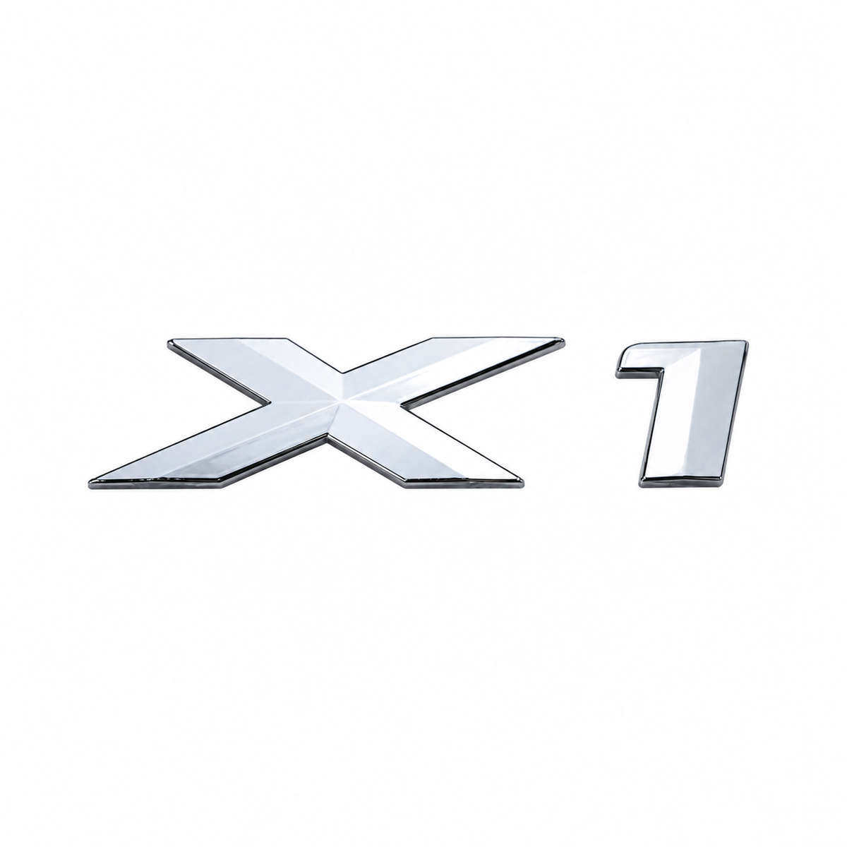 X1 Büyük Krom Bagaj Yazısı BMW Uyumlu