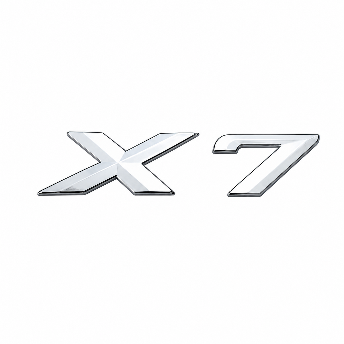 X7 Küçük Krom Bagaj Yazısı BMW Uyumlu