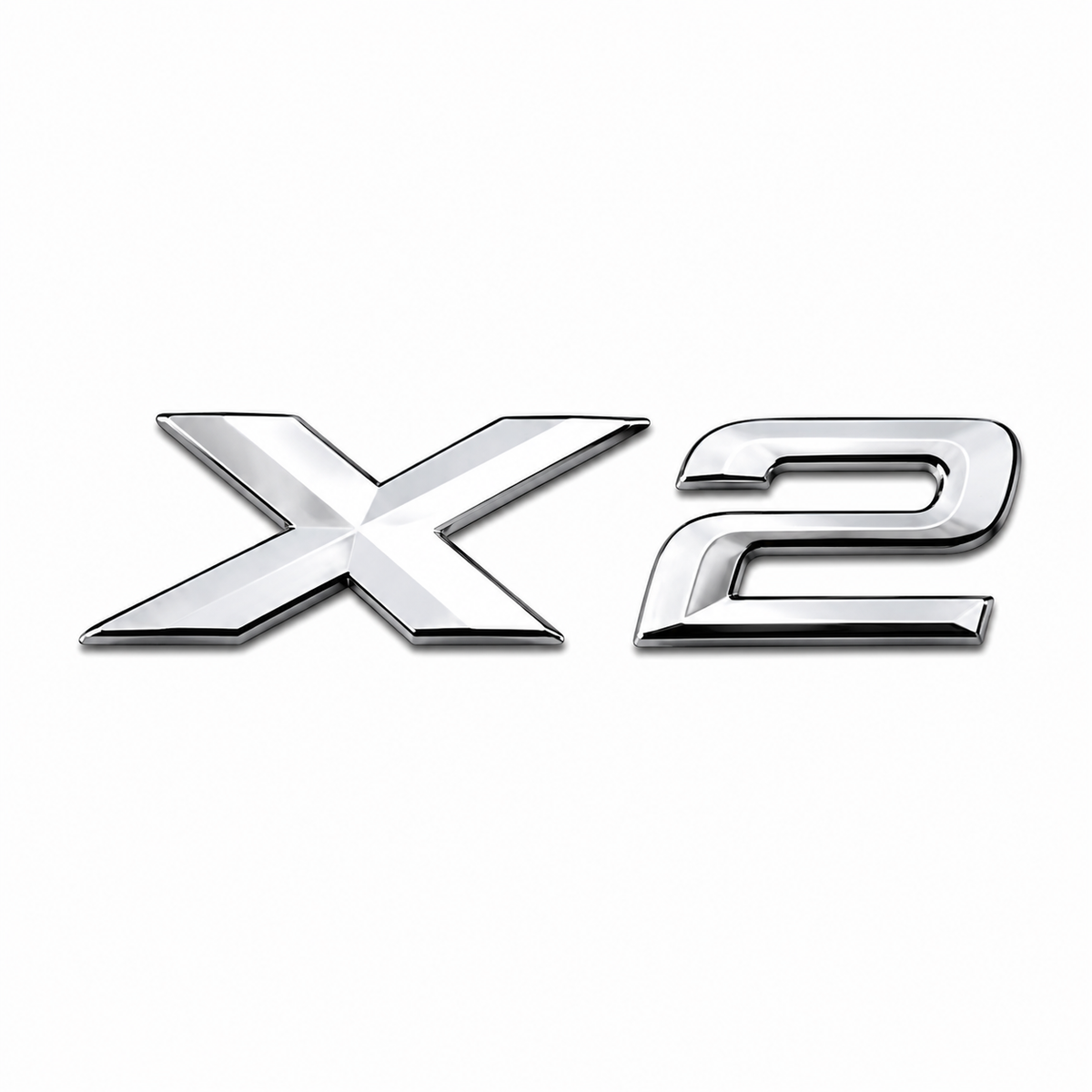 X2 Küçük Krom Bagaj Yazısı BMW Uyumlu