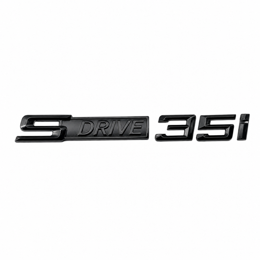 sDrive 35d Siyah Bagaj Yazısı BMW Uyumlu