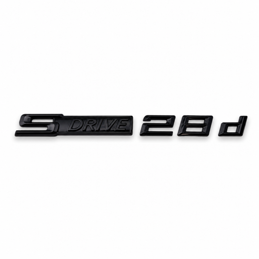 sDrive 28d Siyah Bagaj Yazısı BMW Uyumlu