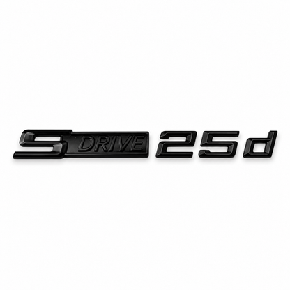 sDrive 25d Siyah Bagaj Yazısı BMW Uyumlu