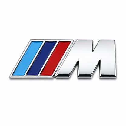 M Çamurluk No 1 Krom Çamurluk Yazısı BMW Uyumlu