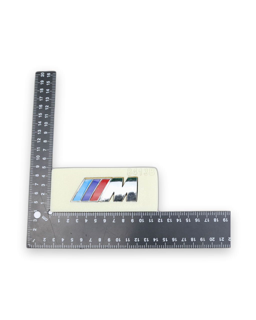 M Ölçü: 72x27 mm Krom Bagaj Yazısı BMW Uyumlu