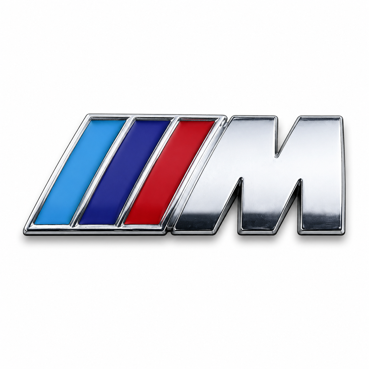M Ölçü: 72x27 mm Krom Bagaj Yazısı BMW Uyumlu