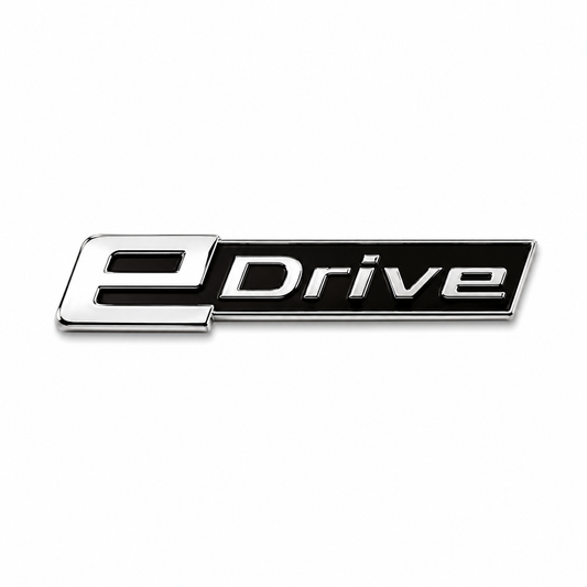 E DRIVE Krom Bagaj Yazısı BMW Uyumlu