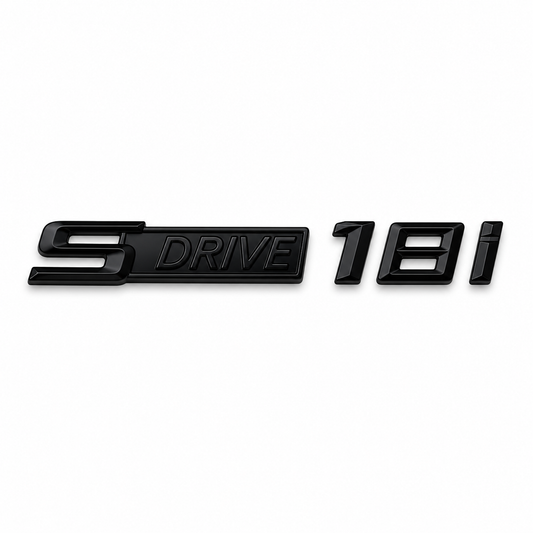 sDrive 18i Siyah Bagaj Yazısı BMW Uyumlu