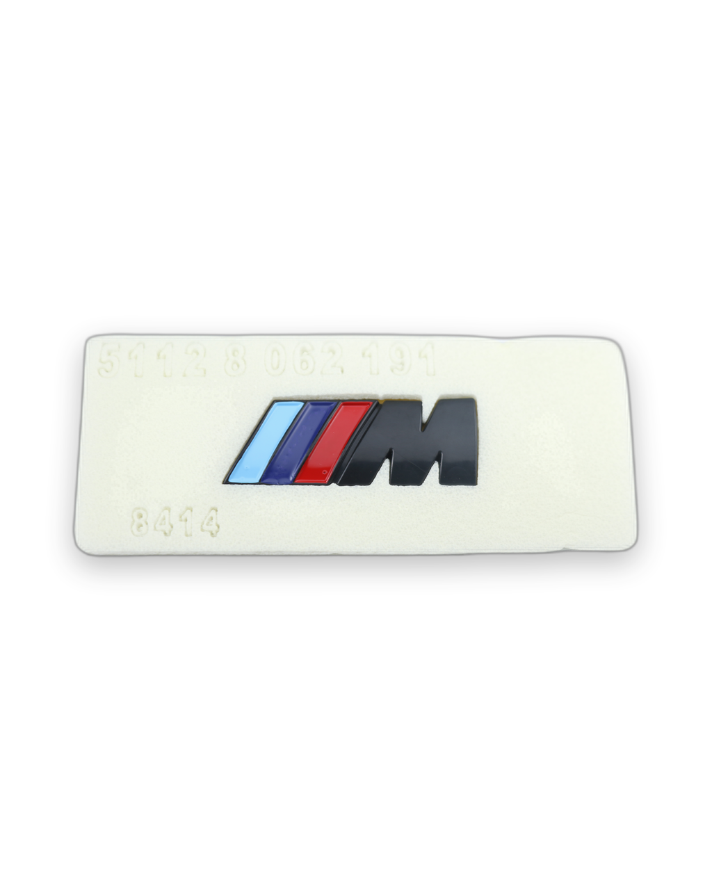 M Çamurluk No 1 Siyah Çamurluk Yazısı BMW Uyumlu