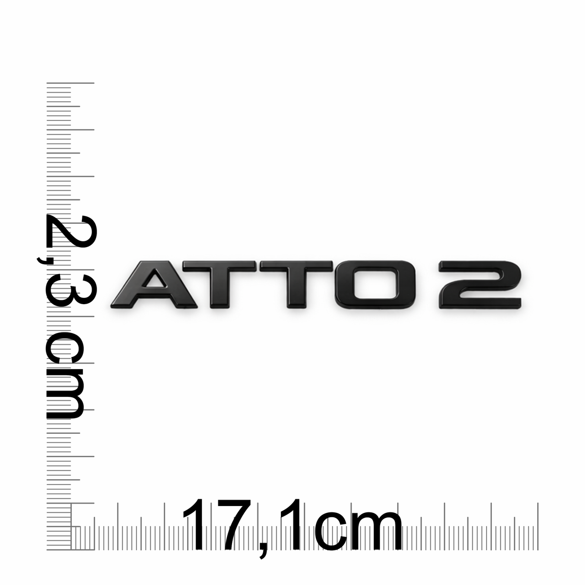 ATTO2 Siyah Bagaj Yazısı Byd Uyumlu