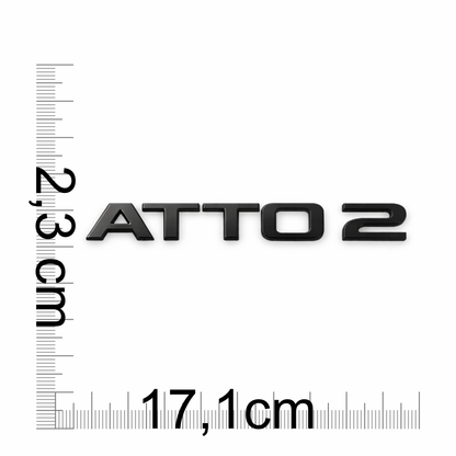 ATTO2 Siyah Bagaj Yazısı Byd Uyumlu