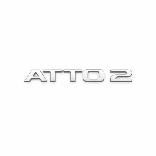 ATTO2 Krom Bagaj Yazısı Byd Uyumlu