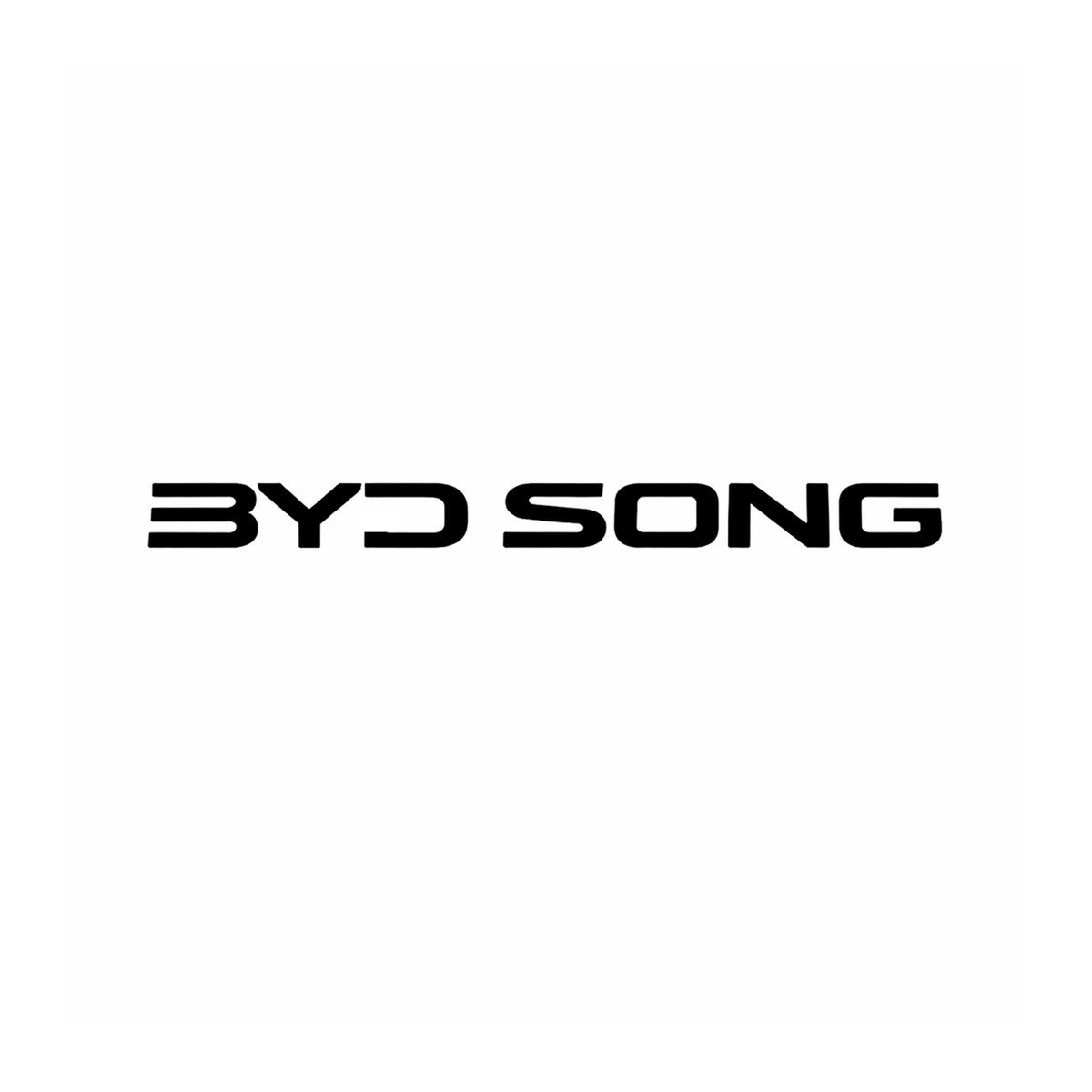 BYD Song Siyah Bagaj Yazısı Byd Uyumlu