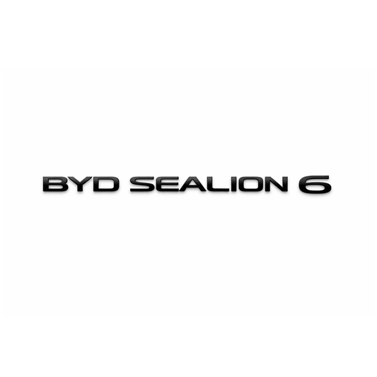 BYD Sealion 6 Siyah Bagaj Yazısı Byd Uyumlu