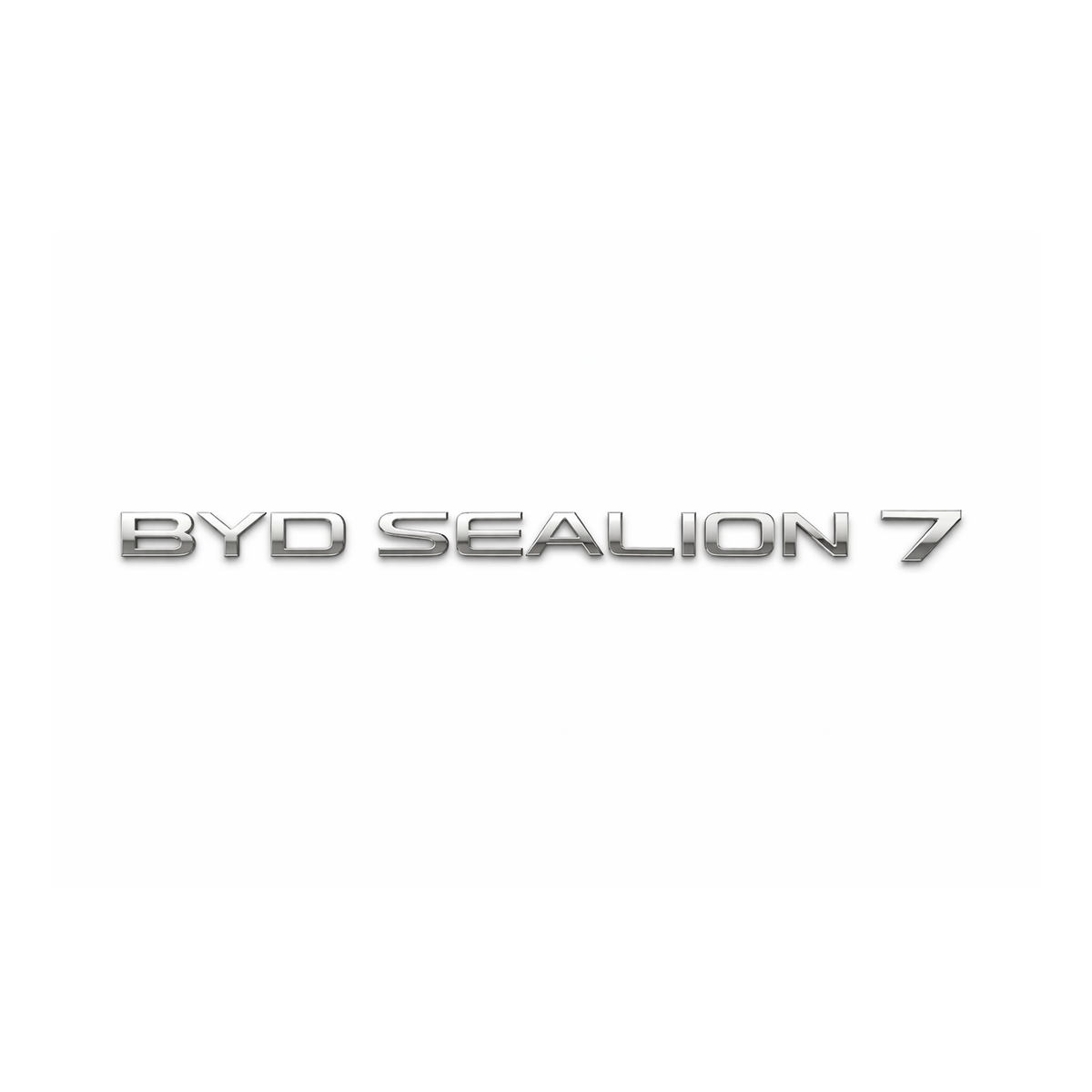 BYD Sealion 7 Krom Bagaj Yazısı Byd Uyumlu