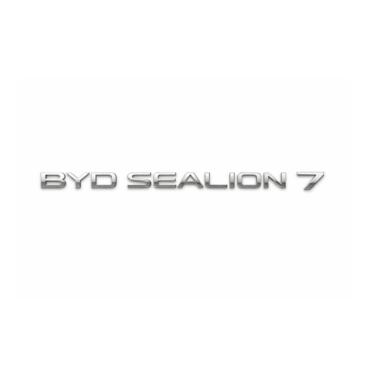 BYD Sealion 7 Krom Bagaj Yazısı Byd Uyumlu