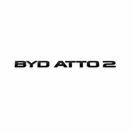 BYD ATTO2 Siyah Bagaj Yazısı Byd Uyumlu