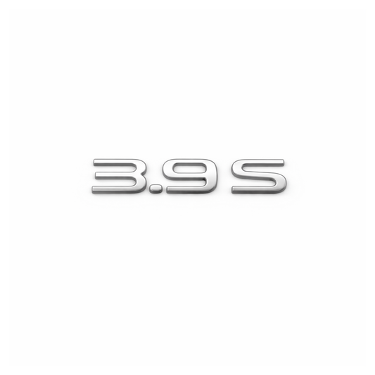 3.9 S Krom Bagaj Yazısı Byd Uyumlu