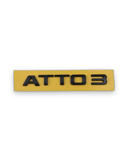 Atto 3 Siyah Bagaj Yazısı Byd Uyumlu