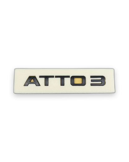 Atto 3 Siyah Bagaj Yazısı Byd Uyumlu