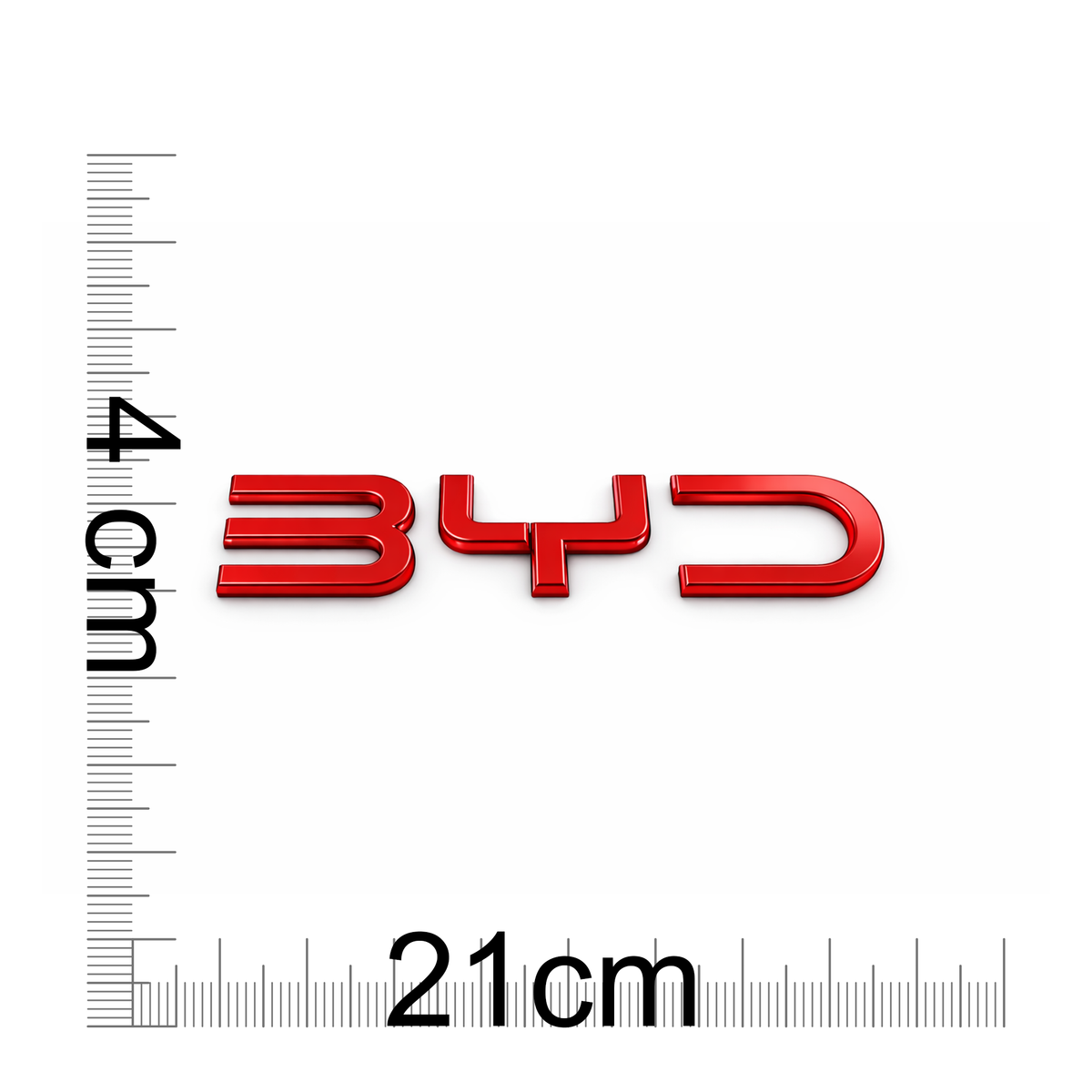 BYD Büyük Kırmızı Bagaj Yazısı Byd Uyumlu