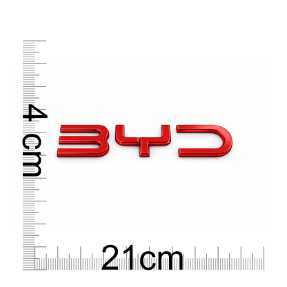 BYD Büyük Kırmızı Bagaj Yazısı Byd Uyumlu