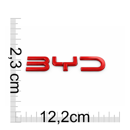 BYD Küçük Kırmızı Bagaj Yazısı Byd Uyumlu