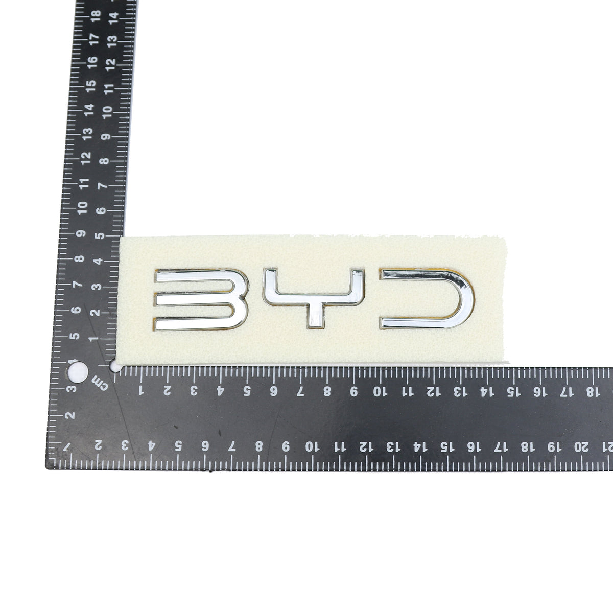 BYD Küçük Krom Bagaj Yazısı Byd Uyumlu
