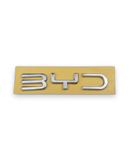 BYD Küçük Krom Bagaj Yazısı Byd Uyumlu