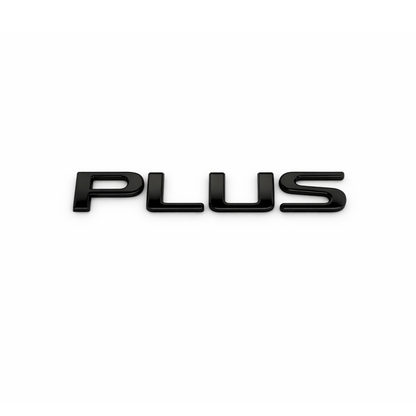 PLUS Siyah Bagaj Yazısı Byd Uyumlu