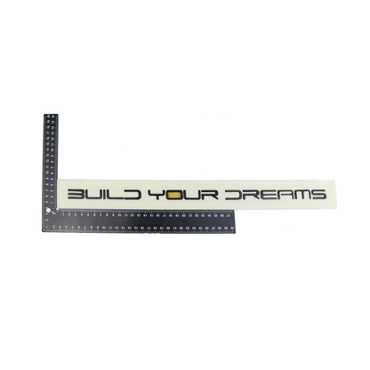 Build Your Dreams Küçük varyant Siyah Bagaj Yazısı Byd Uyumlu