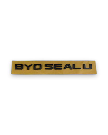 BYD Seal U Küçük Siyah Bagaj Yazısı Byd Uyumlu